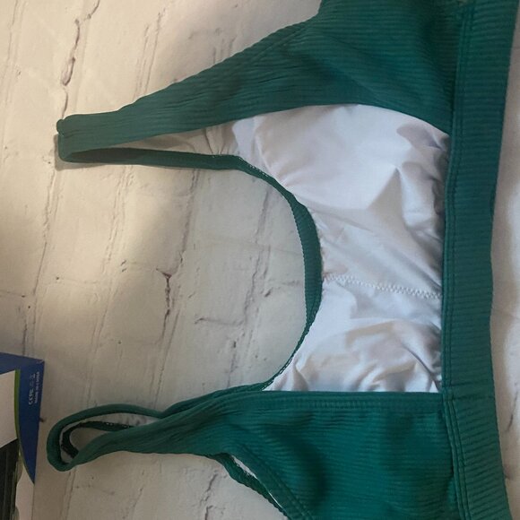 **CUPSHE** Women's Bikini Set Two Piece Swimsuits Med NWOT Emerald - Picture 3 of 8